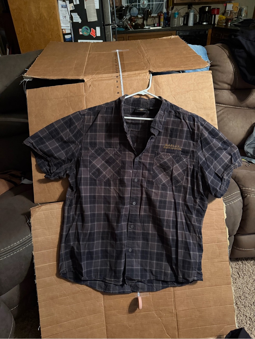 Harley-Davidson Plaid Button Up Shirt 2XL | Genuine MotorClothes | Biker Style